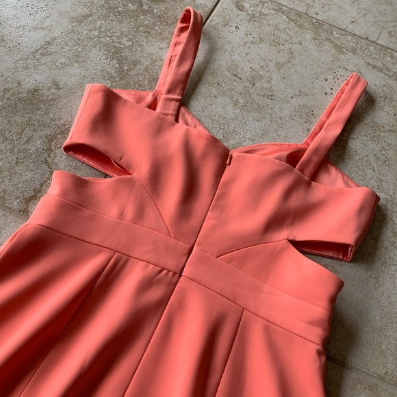 Jay Godfrey creamsicle cut-out mini dress - Picture 4 of 7